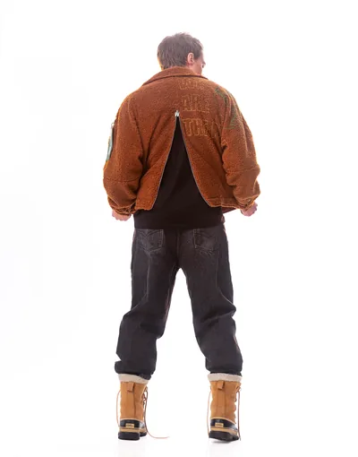 Frontier Brown fleecejakke