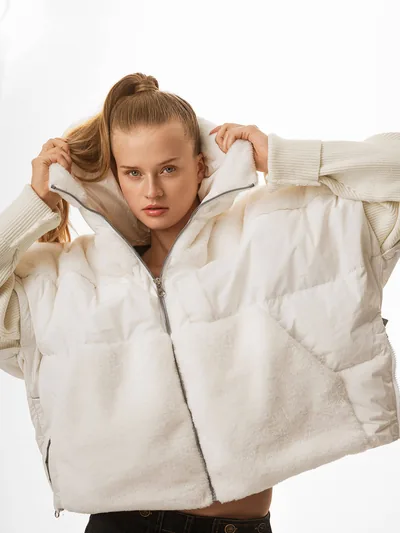 Astoria White dunjakke