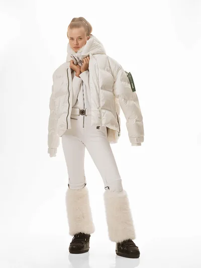 Balaclava White dunjakke