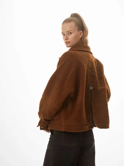 Frontier Brown fleecejakke