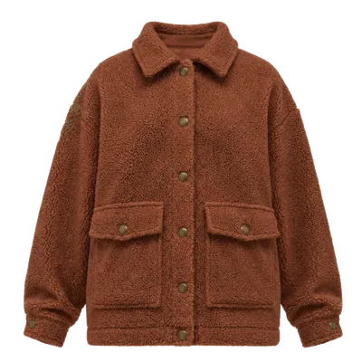 Frontier Brown fleecejakke