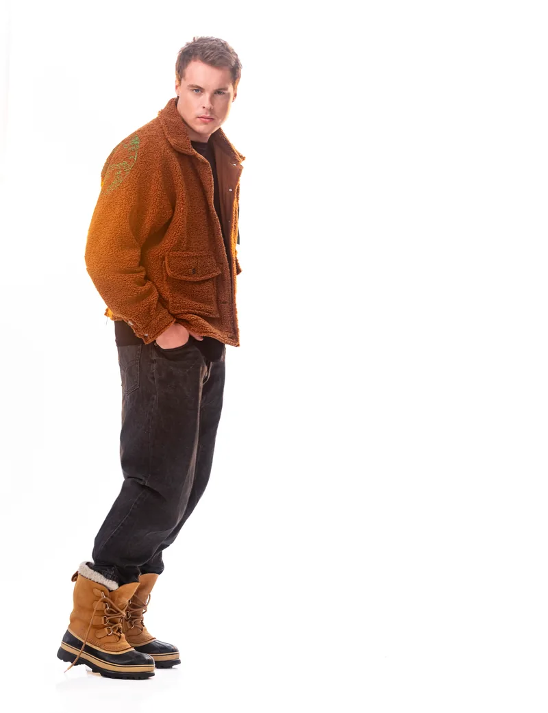 Frontier Brown fleecejakke