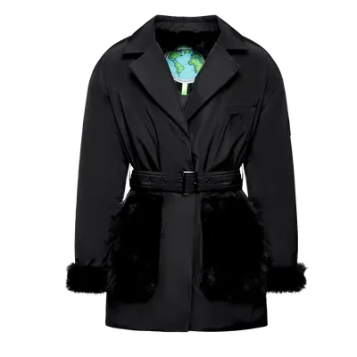 Vixen Blazer dunjakke i Black
