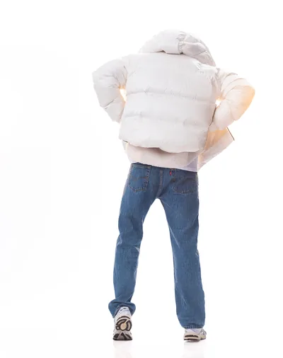 Balaclava White dunjakke