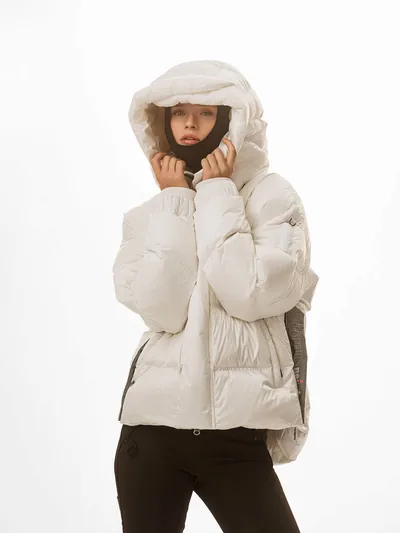 Balaclava White dunjakke