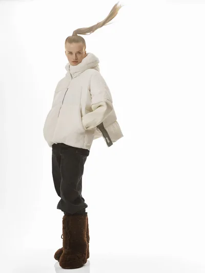Astoria White dunjakke