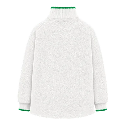Varsity White fleecegenser