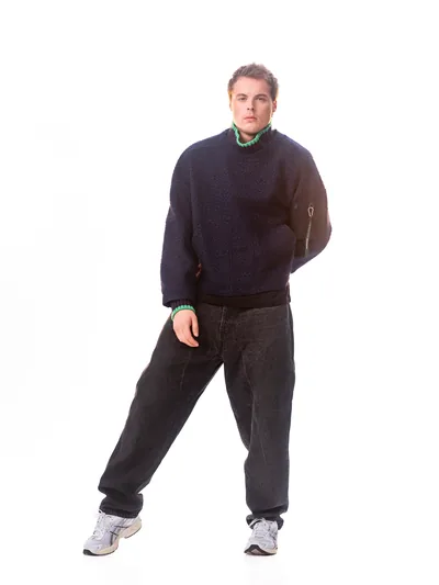 Varsity Navy fleecegenser