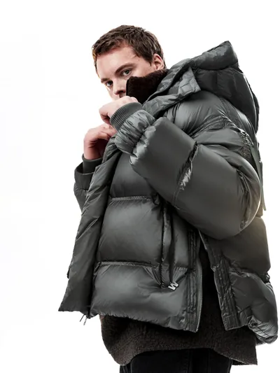 Balaclava Smokey Olive dunjakke