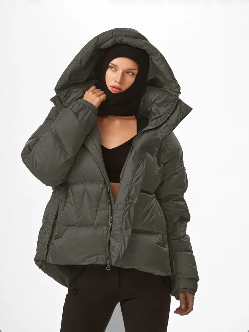 Balaclava Smokey Olive dunjakke