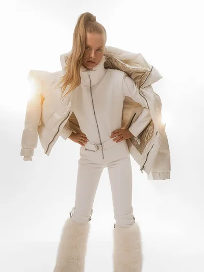 Balaclava White dunjakke