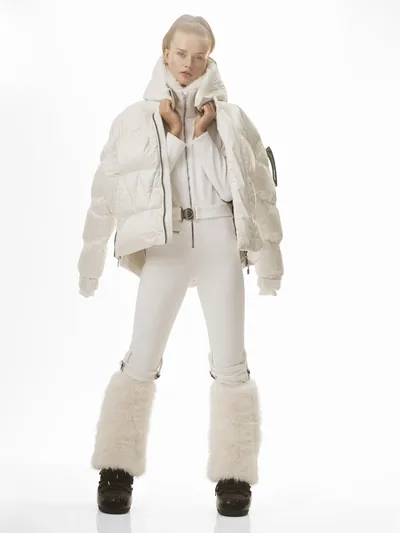 Balaclava White dunjakke