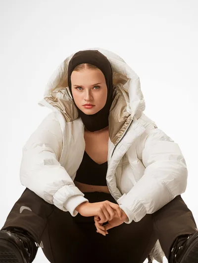 Balaclava White dunjakke
