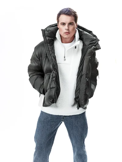 Balaclava Smokey Olive dunjakke