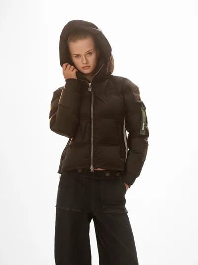 Felice Puffer Black dunjakke