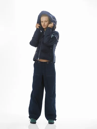 Felice Puffer Navy dunjakke