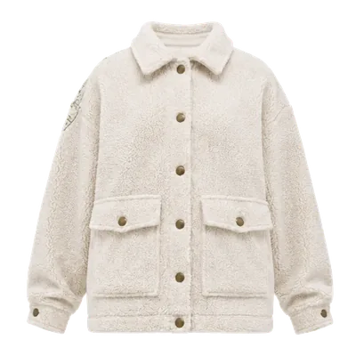 Frontier White fleecejakke